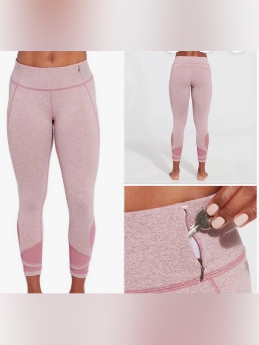 CALIA by Carrie Underwood Pink Heathered Performance Leggings
